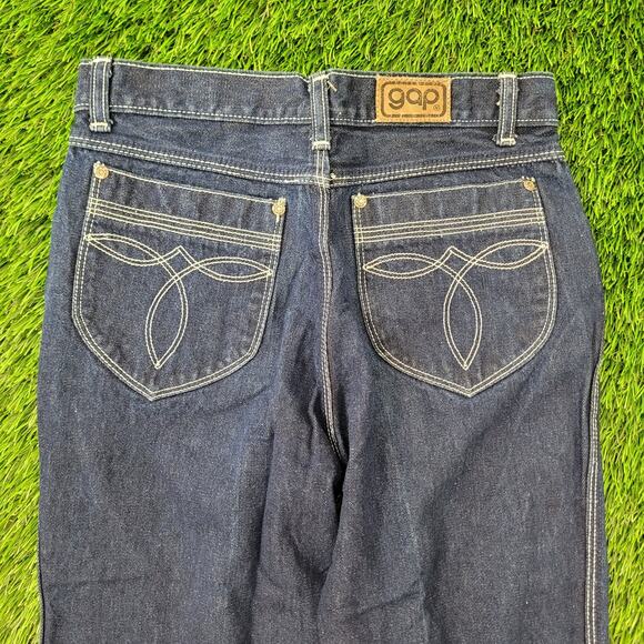 Vintage 90s GAP Straight Jeans Womens 4 28x30 Blue - Picture 15 of 16